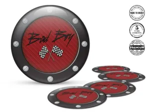 Sticker Silicone Design Racing Momentum